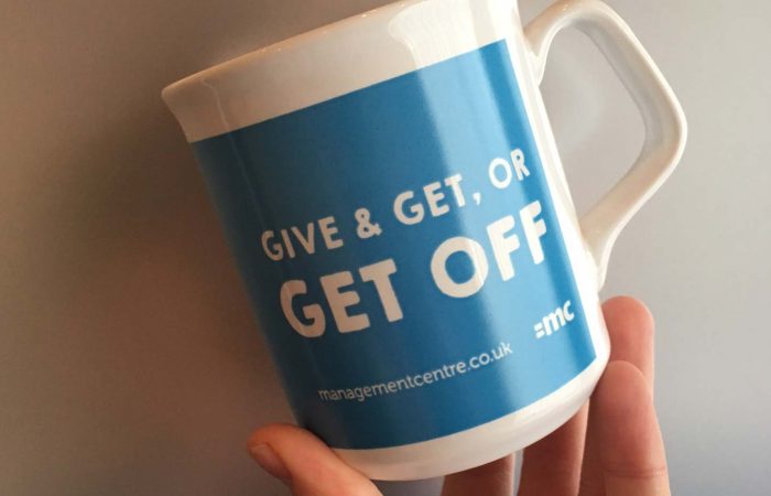 Give & Get, or Get Off Mug Graphic
